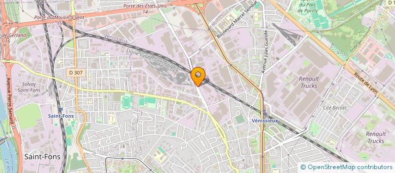 localisation de l'entreprise HYBRID MOTORS GROUP à VENISSIEUX