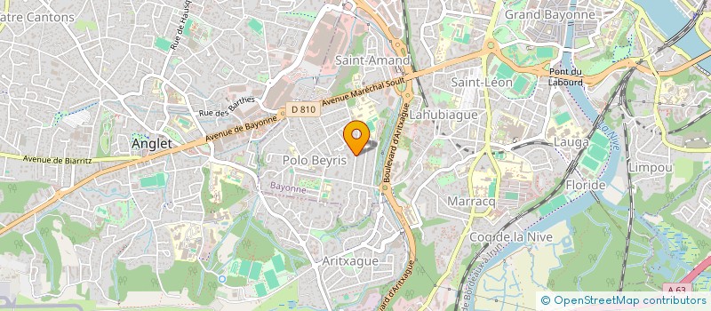 localisation de l'entreprise HYBRID PARTICIPATIONS à BAYONNE