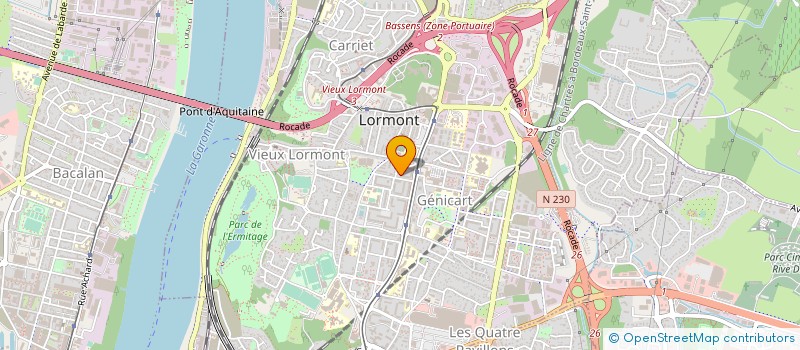 localisation de l'entreprise HYBRID PROGMASTER  LORMONT