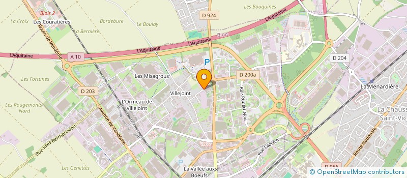 localisation de l'entreprise HYBRIDCORE  BLOIS