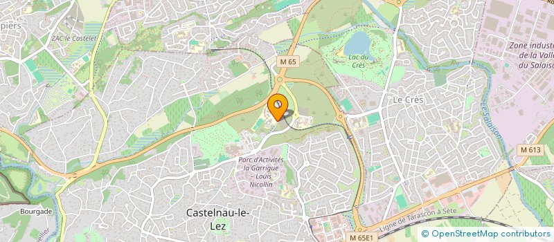 localisation de l'entreprise HYBRIDE  CASTELNAU-LE-LEZ
