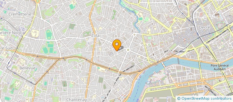 localisation de l'entreprise HYBTEK à NANTES