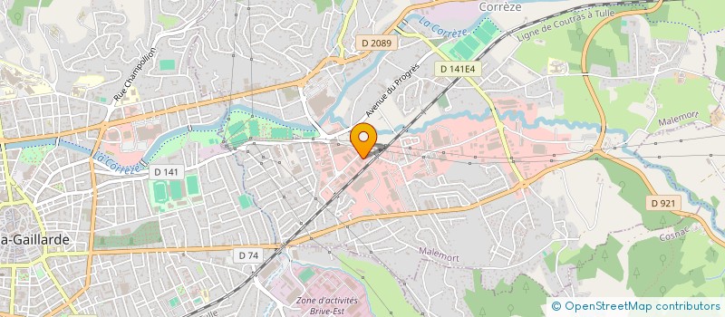 localisation de l'entreprise HYCAMEP à MALEMORT