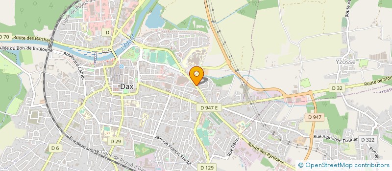 localisation de l'entreprise HYCARDA DISTRIBUTION à DAX