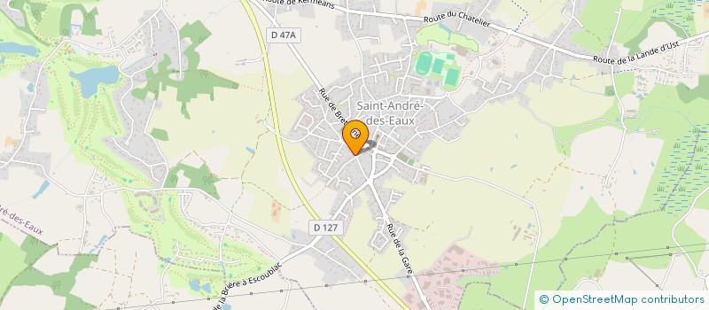 localisation de l'entreprise HYCON'R à SAINT-ANDRE-DES-EAUX