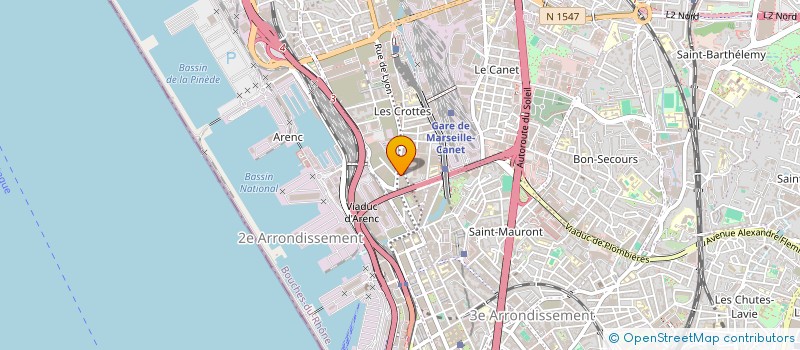 localisation de l'entreprise HYCOXPERT à MARSEILLE