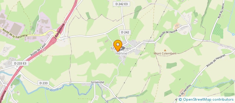 localisation de l'entreprise HYD  MANINGHEN-HENNE