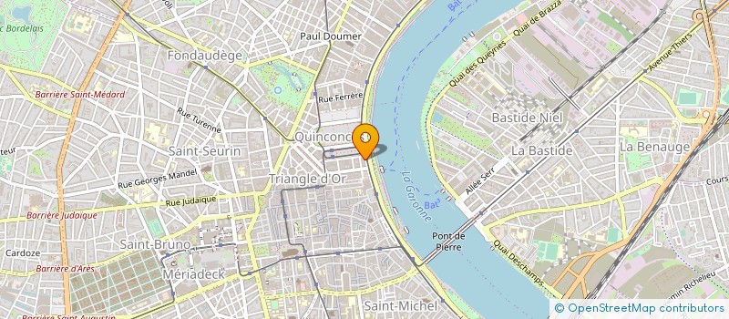 localisation de l'entreprise HYD&AU à BORDEAUX