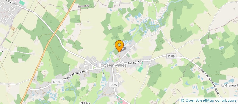 localisation de l'entreprise HYD'ROSE  TORCE-EN-VALLEE