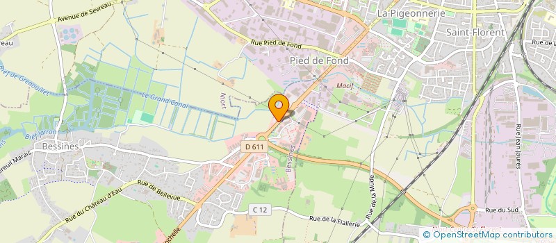 localisation de l'entreprise HYDE  BESSINES