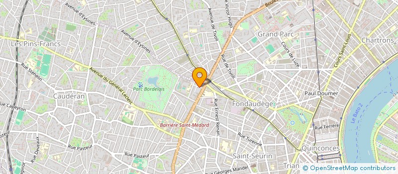 localisation de l'entreprise HYDE PARK  BORDEAUX