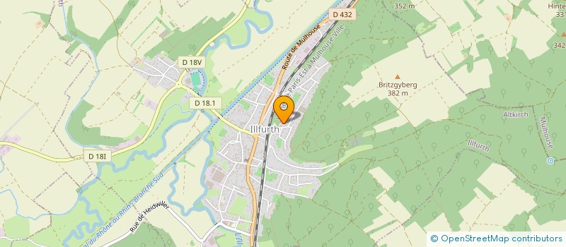 localisation de l'entreprise HYDE PARK  ILLFURTH