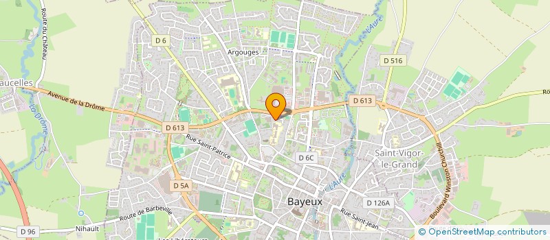 localisation de l'entreprise HYDEAL à BAYEUX