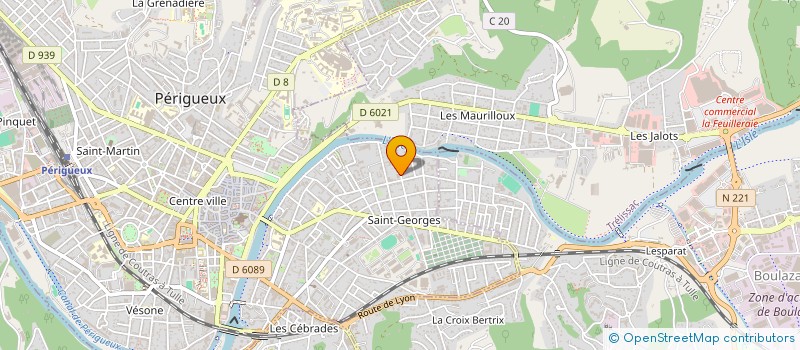 localisation de l'entreprise HYDIEM à PERIGUEUX