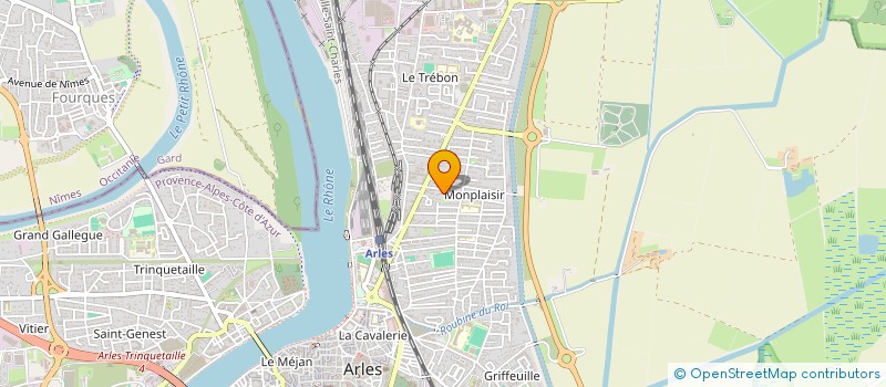 localisation de l'entreprise HYDR'EAU PLUS à ARLES
