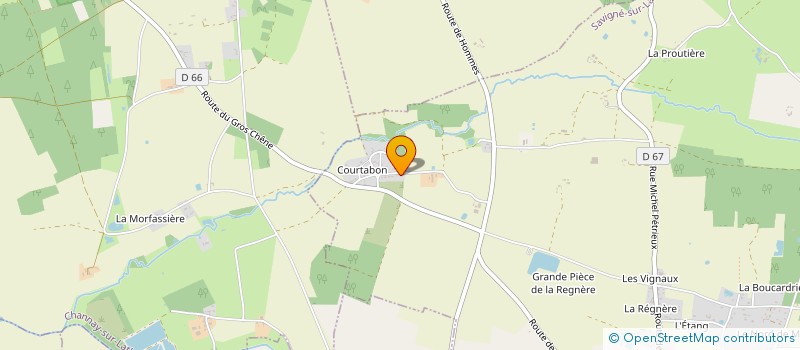 localisation de l'entreprise HYDR'EAUX SCAN à SAVIGNE-SUR-LATHAN
