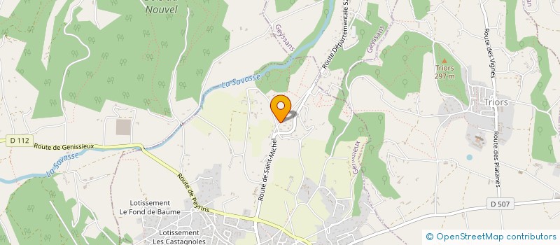 localisation de l'entreprise HYDRA 38  GENISSIEUX