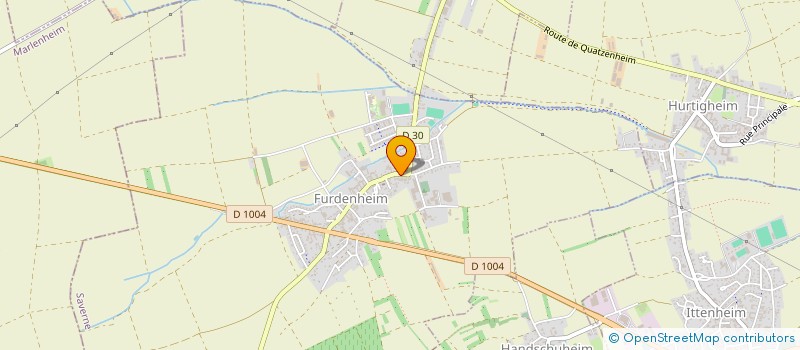 localisation de l'entreprise HYDRA  FURDENHEIM