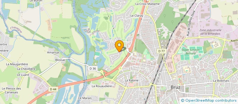 localisation de l'entreprise HYDRA  BRUZ