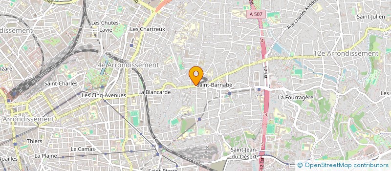 localisation de l'entreprise HYDRA à MARSEILLE
