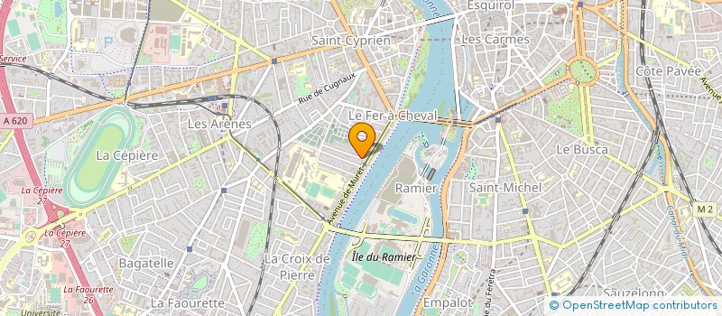 localisation de l'entreprise HYDRA ENERGIE à TOULOUSE