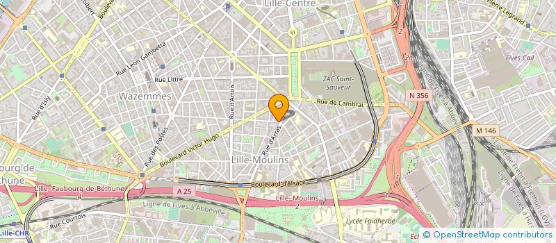 localisation de l'entreprise HYDRA TRANSPORTS  LILLE