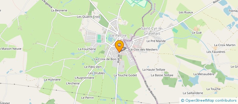 localisation de l'entreprise HYDRACHIM à LE PERTRE