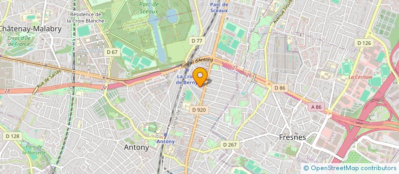 localisation de l'entreprise HYDRAE à ANTONY