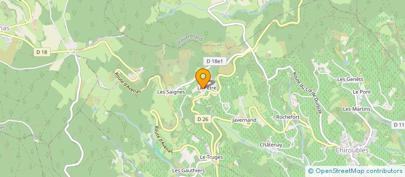 localisation de l'entreprise HYDRAKS  CHIROUBLES