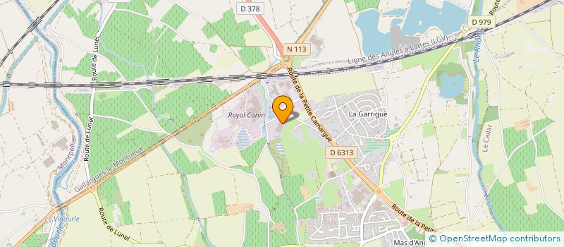 localisation de l'entreprise HYDRALIANS LOGISTIQUE à AIMARGUES