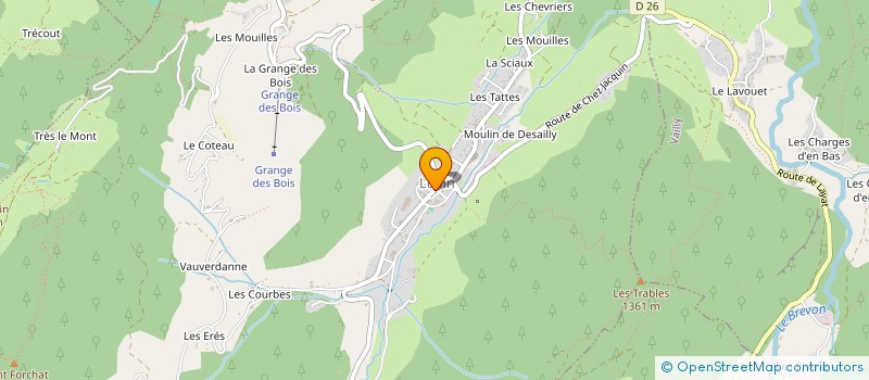 localisation de l'entreprise HYDRALPES  VAILLY