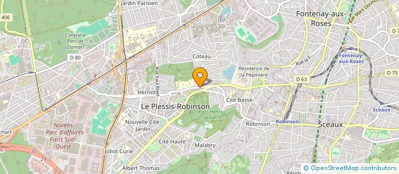 localisation de l'entreprise HYDRASOL à LE PLESSIS-ROBINSON