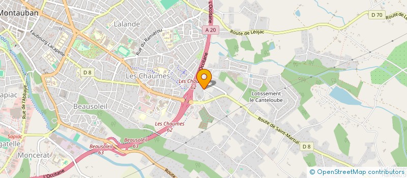 localisation de l'entreprise HYDRAU-SERVICES  MONTAUBAN