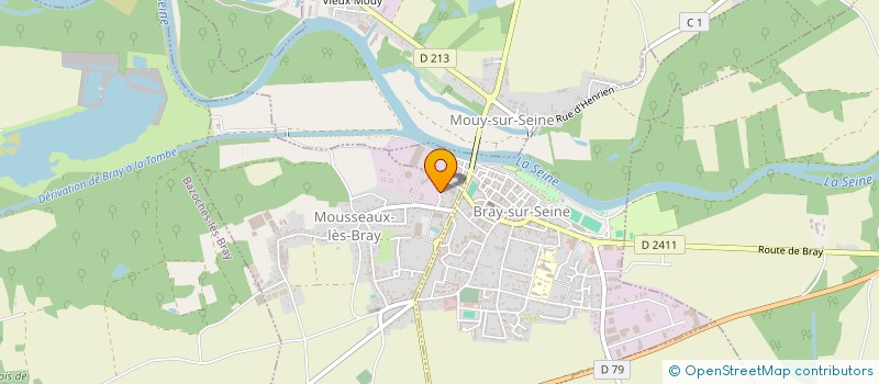 localisation de l'entreprise HYDRAUBAIL  VULAINES-SUR-SEINE