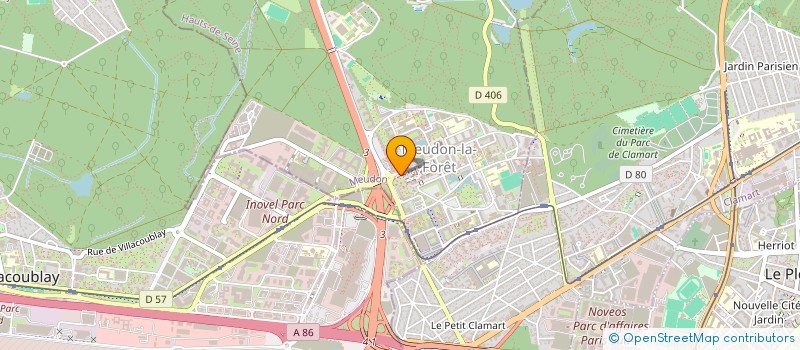 localisation de l'entreprise HYDRAULIQUE BRANDEBOURGER TERRASSEMENT & RESEAUX  MEUDON