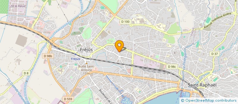 localisation de l'entreprise HYDRAULIQUE EXPERT CONSTRUCTION à FREJUS