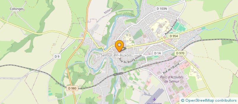 localisation de l'entreprise HYDRAUXOIS  SEMUR-EN-AUXOIS