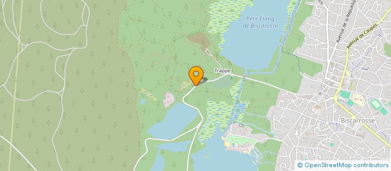 localisation de l'entreprise HYDRAVIONS ATLANTIQUE  BISCARROSSE