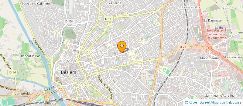 localisation de l'entreprise HYDRAXAT ENERGIE SAS à BEZIERS
