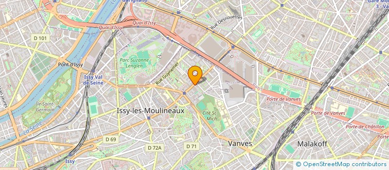 localisation de l'entreprise HYDRE 23 à ISSY-LES-MOULINEAUX