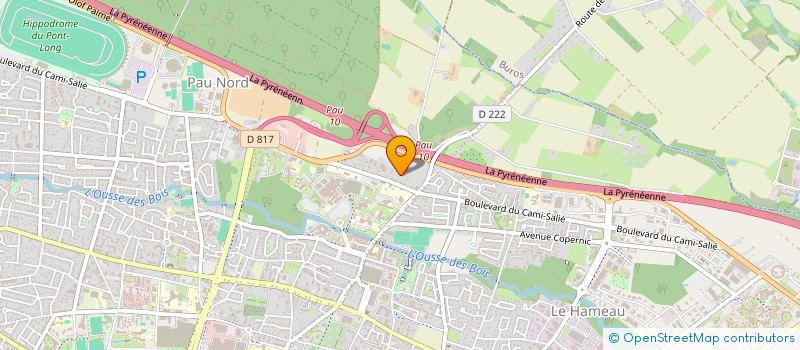 localisation de l'entreprise HYDRE à PAU