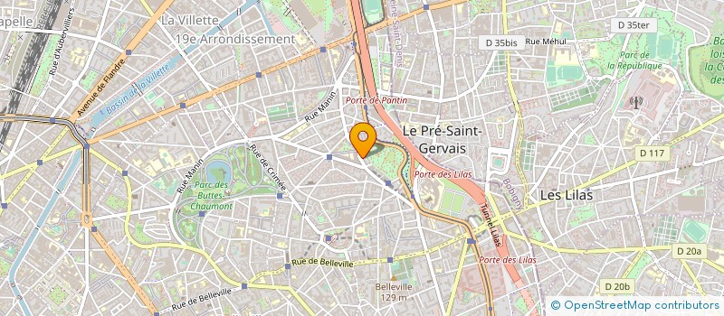 localisation de l'entreprise HYDREC à PARIS