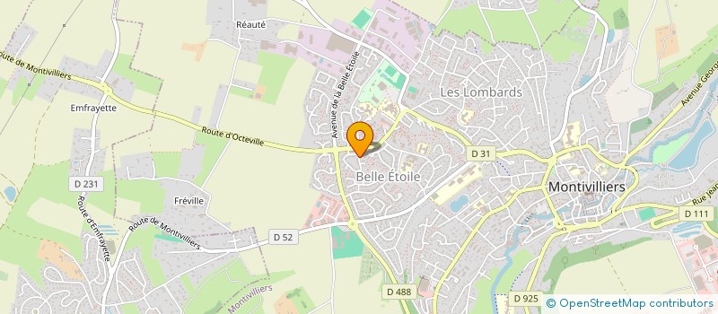 localisation de l'entreprise HYDREOL à MONTIVILLIERS