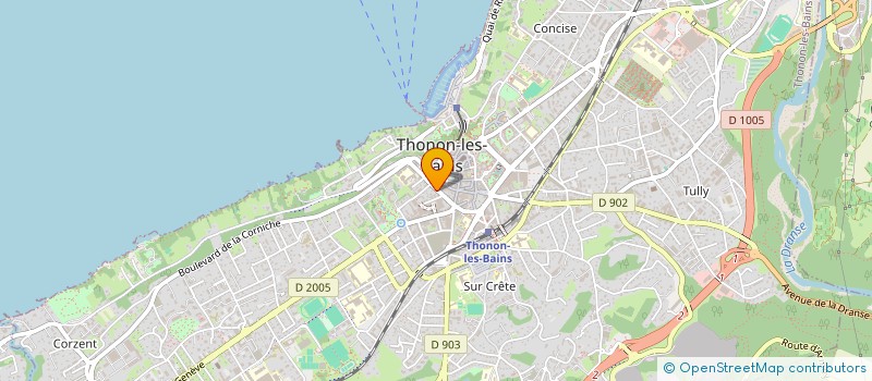 localisation de l'entreprise HYDREOLE à THONON-LES-BAINS