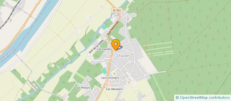 localisation de l'entreprise HYDREOLIA à CHAILLES