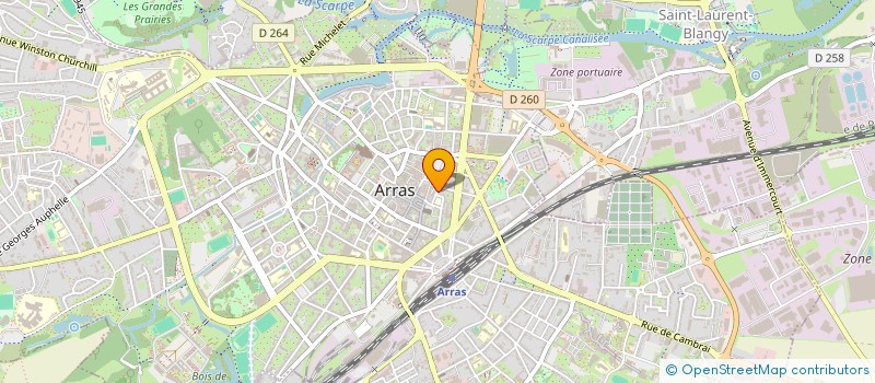 localisation de l'entreprise HYDRES ET CHIMERES à ARRAS