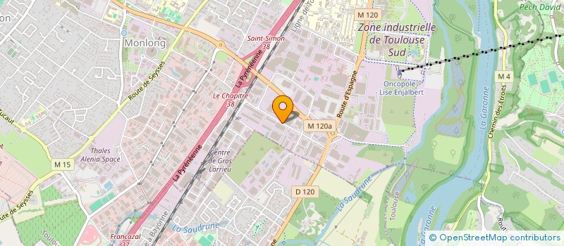 localisation de l'entreprise HYDREX PHOTOVOLTAIQUE  TOULOUSE