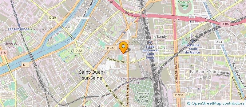 localisation de l'entreprise HYDRIA à SAINT-DENIS