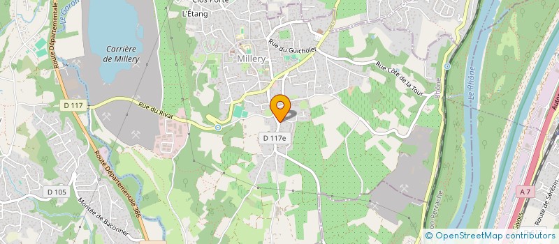 localisation de l'entreprise HYDRIA  MILLERY