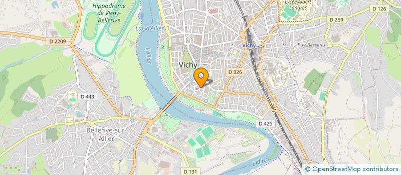 localisation de l'entreprise HYDRINNOV à VICHY